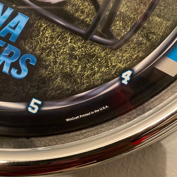 Carolina Panthers Wall Clock - Picture 3 of 4